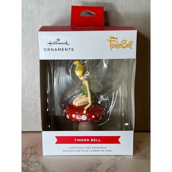 Hallmark Christmas Ornament PETER PAN DISNEY TINKERBELL 2024 NEW IN BOX - Picture 1 of 2